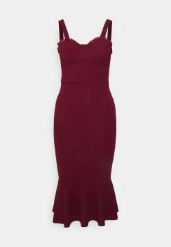 WAL G. CARLA MIDI DRESS - Jersey Dress - Wine 4 WAL G. CARLA MIDI DRESS - Jersey Dress - Wine -WAL G. Sales Store 293b06dfebf943508d27402f0a7911e0