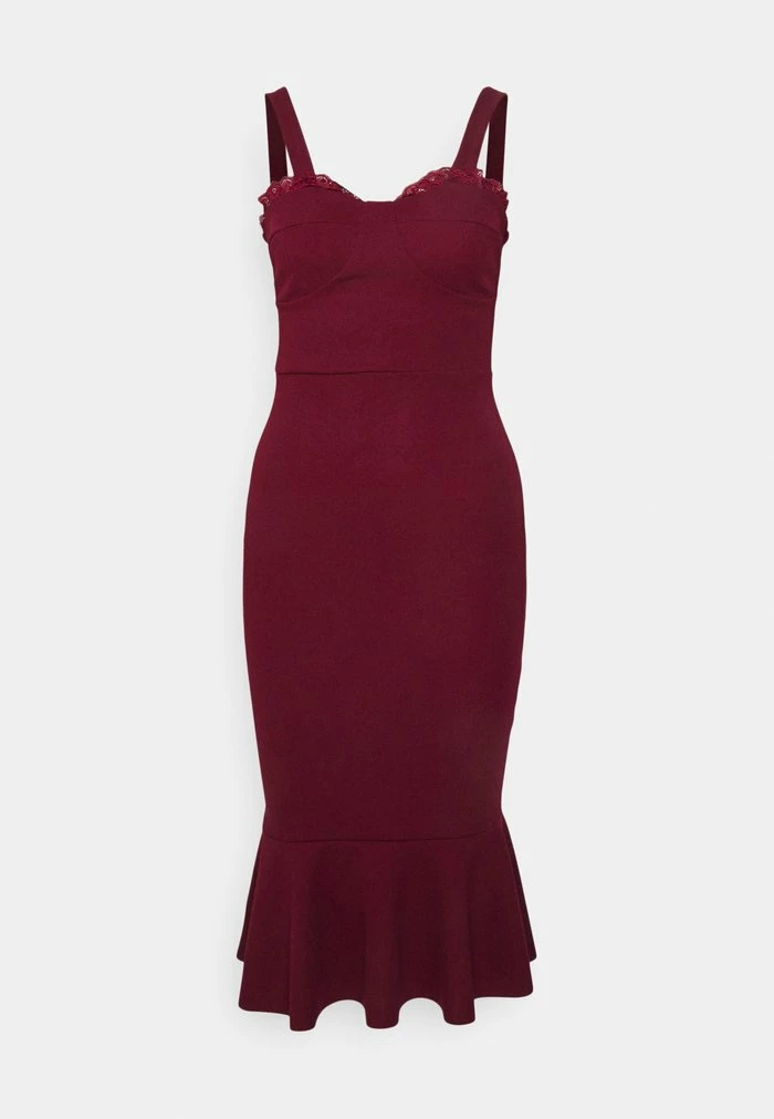 CARLA MIDI DRESS - Jersey dress - wine WAL G. CARLA MIDI DRESS - Jersey Dress - Wine -WAL G. Sales Store 293b06dfebf943508d27402f0a7911e0