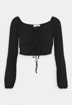 WAL G. KELLY CROP - Long Sleeved Top - Black 4 WAL G. KELLY CROP - Long Sleeved Top - Black -WAL G. Sales Store 2a8e870998a343fa8d77bd4e8dadd612