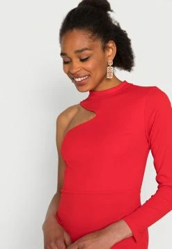 WAL G. LULUONE SLEEVE MIDI DRESS - Shift Dress - Red 4 WAL G. LULUONE SLEEVE MIDI DRESS - Shift Dress - Red -WAL G. Sales Store 2a8fbb4cfbb845ff86413628cf7e274d