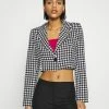 WAL G. GEMMA STRIPE - Blazer - Black/white