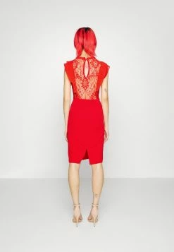 WAL G. TAMMY MIDI DRESS - Shift Dress - Red -WAL G. Sales Store 2ae442c921f04ad08b4f3a7d6fcfb92e