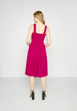 WAL G. ADDISON V NECK MIDI DRESS - Jersey Dress - Magenta -WAL G. Sales Store 2bcd4c576cd545a2abe767e52659c22b