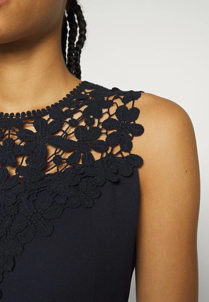 ACCESSORIE NECK SKATER DRESS - Cocktail dress / Party dress - navy blue WAL G. ACCESSORIE NECK SKATER DRESS - Cocktail Dress / Party Dress - Navy Blue -WAL G. Sales Store 2d4847103cb5494194bf9134d049ec24