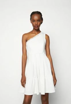 WAL G. JANINE SKATER DRESS - Jersey Dress - White