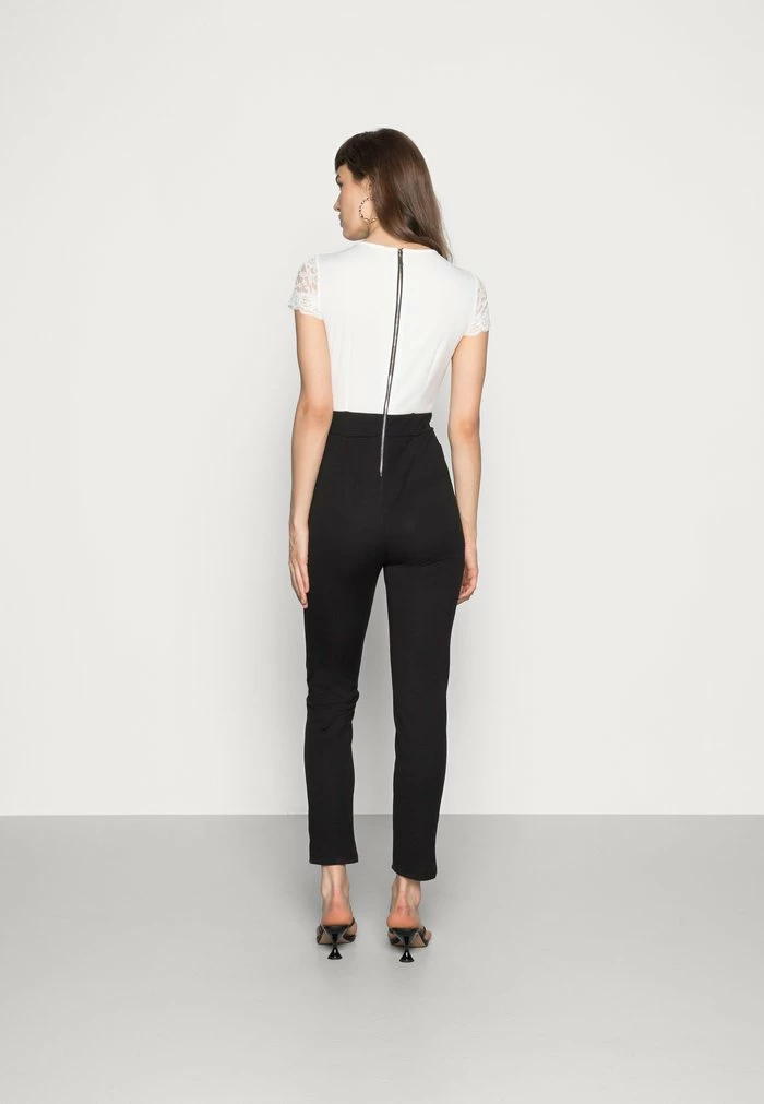 TWO TONE SLEEVE - Jumpsuit - black/white WAL G. TWO TONE SLEEVE - Jumpsuit - Black/white -WAL G. Sales Store 2dc12f788d994667a68faf1a78562a65