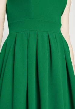 WAL G. MICHA ROUND NECK SKATER DRESS - Jersey Dress - Leaf Green -WAL G. Sales Store 2e558de771dd43cb8449759e7c22052d
