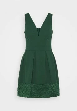 WAL G. NADIA VPLUNGE NECK SKATER DRESS - Cocktail Dress / Party Dress - Forest Green 5 WAL G. NADIA VPLUNGE NECK SKATER DRESS - Cocktail Dress / Party Dress - Forest Green -WAL G. Sales Store 2fa6ac24231a492bbddd66fe5625103e
