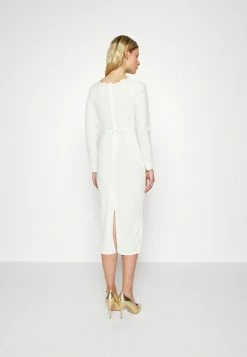 WAL G. WGXZL WEDDING - RHODE SCALLOP V NECK MESH MIDI DRESS - Cocktail Dress / Party Dress - White 4 WAL G. WGXZL WEDDING - RHODE SCALLOP V NECK MESH MIDI DRESS - Cocktail Dress / Party Dress - White -WAL G. Sales Store 30a443e6a5674b21a6f1efa4a6496e7d