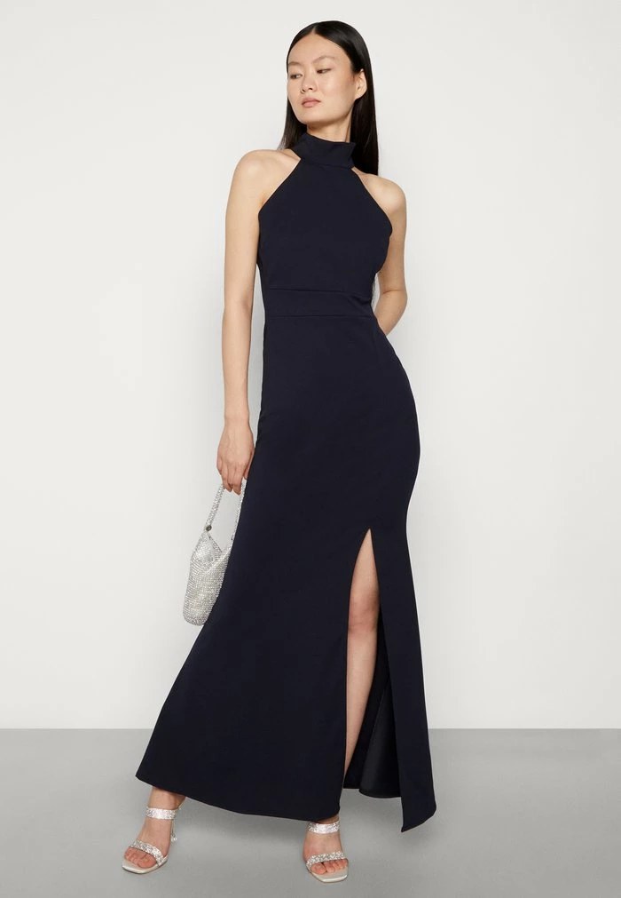 HALTER NECK MAXI DRESS - Occasion wear - navy blue WAL G. HALTER NECK MAXI DRESS - Occasion Wear - Navy Blue -WAL G. Sales Store 319f1be23ce948e3a150bd14c20313ae