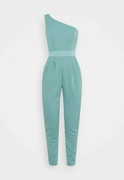 WAL G. WGXZL WEDDING - FABIA ONE SHOULDER BOW JUMPSUIT - Jumpsuit - Sage Green 4 WAL G. WGXZL WEDDING - FABIA ONE SHOULDER BOW JUMPSUIT - Jumpsuit - Sage Green -WAL G. Sales Store 320b6db3a78548f48e5262f59f2af837