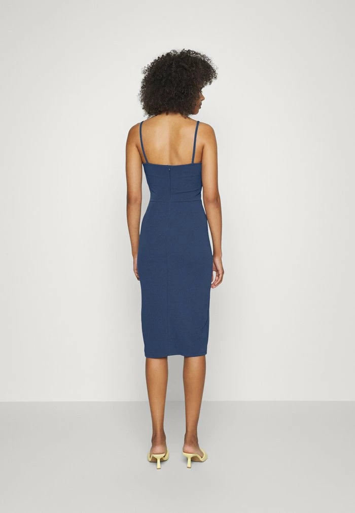SHERRIE MIDI DRESS - Cocktail dress / Party dress - denim blue WAL G. SHERRIE MIDI DRESS - Cocktail Dress / Party Dress - Denim Blue -WAL G. Sales Store 33ad1d3c5639446d88dbc862cdbb7c13