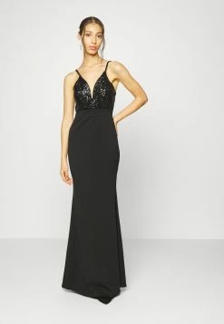 WAL G. TAZMIN SEQUIN MAXI DRESS - Occasion Wear - Black