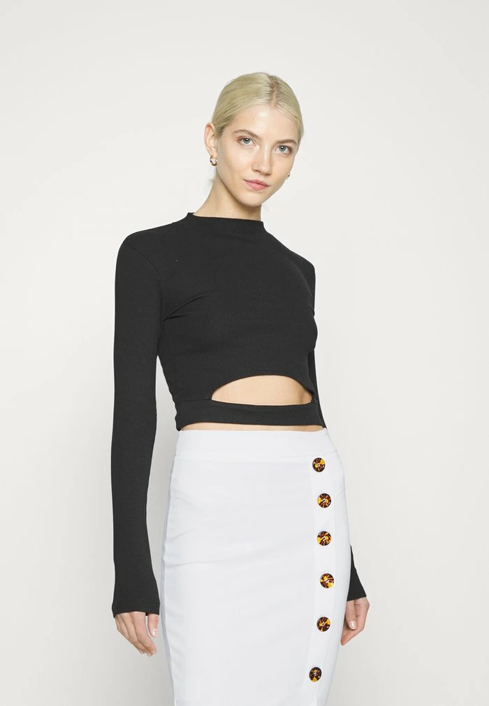 TORTOISE BUTTON SKIRT - Pencil skirt - white WAL G. TORTOISE BUTTON SKIRT - Pencil Skirt - White -WAL G. Sales Store 34d6fd83e845437eb0b96a7067c6cb12