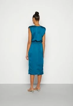 WAL G. ALI ROUCHED - Cocktail Dress / Party Dress - Teal Blue -WAL G. Sales Store 358d0bd63fe84d9f9e1e394cdf281341