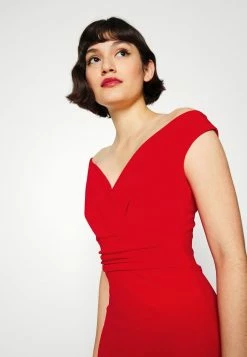 WAL G. ANDREW OFF SHOULDER MAXI DRESS - Occasion Wear - Red