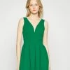 WAL G. PLEATED FIT AND FLARE - Cocktail Dress / Party Dress - Leaf Green