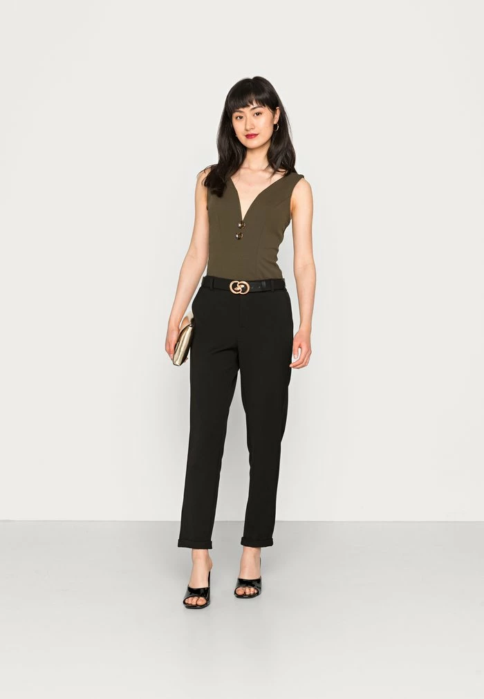 TORTOISE BUTTON BODY - Top - khaki green WAL G. TORTOISE BUTTON BODY - Top - Khaki Green -WAL G. Sales Store 388e5586724d400da0c03bd51cf3e817