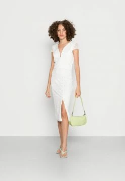 WAL G. ROBIN V NECK MIDI DRESS - Cocktail Dress / Party Dress - White 1 WAL G. ROBIN V NECK MIDI DRESS - Cocktail Dress / Party Dress - White -WAL G. Sales Store 3930b2702f154c35a38844b6da396424