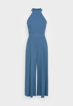 WAL G. LEILAHALTER NECK WIDE LEG - Jumpsuit - Denim Blue -WAL G. Sales Store 3a3c140e60954b869bb3ff55a6e1735d