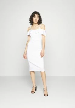 WAL G. EMAAN MIDI DRESS - Jersey Dress - White