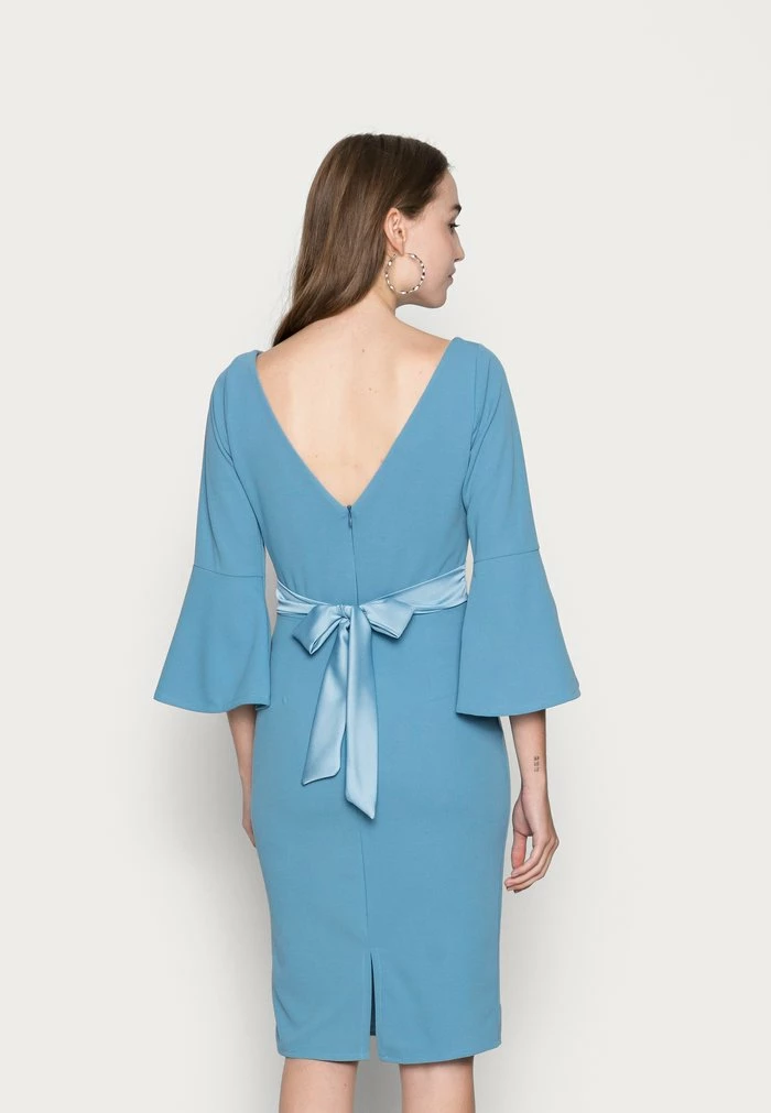 VINNIE FLARE SLEEVE MIDI DRESS - Jersey dress - cornflour blue WAL G. VINNIE FLARE SLEEVE MIDI DRESS - Jersey Dress - Cornflour Blue -WAL G. Sales Store 3ad384e730a14a9d97a2586057babd91