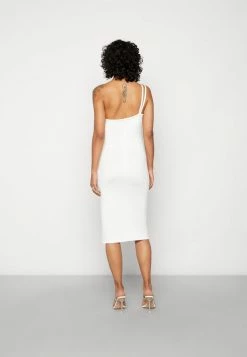 WAL G. TOM ONE SHOULDER MIDI - Cocktail Dress / Party Dress - White -WAL G. Sales Store 3b21cfd6ea084e95991275fa75db803a