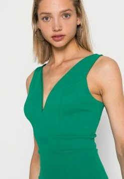 WAL G. ALMA V NECK MIDI DRESS - Jersey Dress - Leaf Green 4 WAL G. ALMA V NECK MIDI DRESS - Jersey Dress - Leaf Green -WAL G. Sales Store 3b4aa2e67eaa464594411abce7a02250