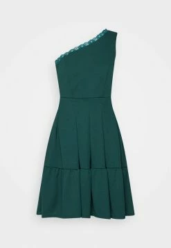 WAL G. JANINE SKATER DRESS - Jersey Dress - Forest Green -WAL G. Sales Store 3cf3e48467074899b431114061d72d7c