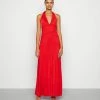 WAL G. EDDIE V-NECK MAXI DRESS - Jersey Dress - Red