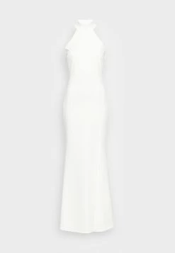 WAL G. SARA HALTER NECK MAXI DRESS - Occasion Wear - White -WAL G. Sales Store 3eec0a5a821d4ab4838f513e682e3342