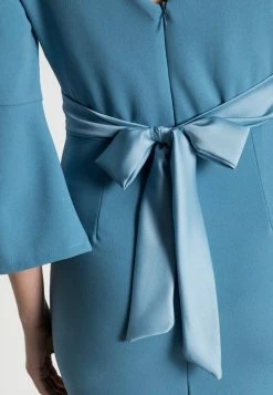 WAL G. VINNIE FLARE SLEEVE MIDI DRESS - Jersey Dress - Cornflour Blue 4 WAL G. VINNIE FLARE SLEEVE MIDI DRESS - Jersey Dress - Cornflour Blue -WAL G. Sales Store 3f3b625a9fde498b86b9628378b355ac