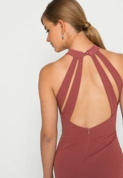 WAL G. WGXZL WEDDING - INFINITY BACK CUT OUT MAXI DRESS - Occasion Wear - Dark Mauve Pink -WAL G. Sales Store 3f53388b757d43a98598da588ea01fc9