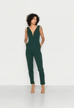 WAL G. V NECK - Jumpsuit - Forest Green