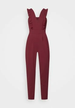 WAL G. RAYNA RUFFLED - Jumpsuit - Berry Wine 4 WAL G. RAYNA RUFFLED - Jumpsuit - Berry Wine -WAL G. Sales Store 40bd88d462314252b4e78353e0d69f10