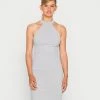 WAL G. NIAMH BACK CUT OUT MIDI DRESS - Shift Dress - Pearl Grey
