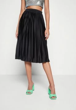 WAL G. PENNY PLEAT SKIRT - Pleated Skirt - Black