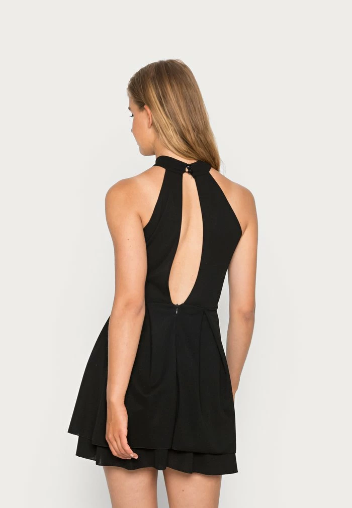 CHERYL HALTER NECK SKATER DRESS - Day dress - black WAL G. CHERYL HALTER NECK SKATER DRESS - Day Dress - Black -WAL G. Sales Store 44b9b1a0494f44e0a9964b8f5de1fbea