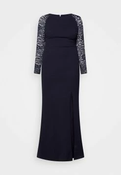 WAL G. SLEEVE MAXI - Occasion Wear - Navy Blue -WAL G. Sales Store 45a6c14022494f8583b3c07755fab948