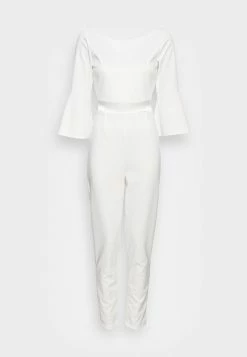 WAL G. ELLENA FLARE SLEEVE - Jumpsuit - White -WAL G. Sales Store 46f80225295d4226a5cae2a74ba4e83b