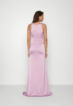 WAL G. BELL V NECK DRESS - Occasion Wear - Dark Mauve Pink -WAL G. Sales Store 4780a26642c046c3b3bc190efaa33edf
