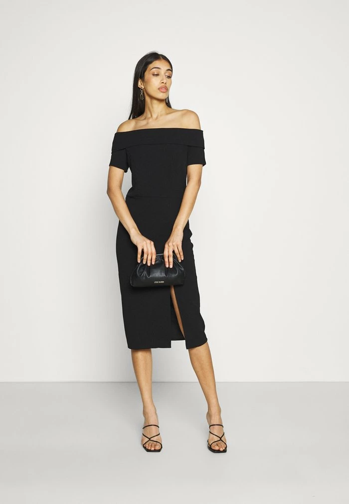 LOVE OFF THE SHOULDER MIDI DRESS - Shift dress - black WAL G. LOVE OFF THE SHOULDER MIDI DRESS - Shift Dress - Black -WAL G. Sales Store 489c166f240d4e50a7cf45f5437bfedc