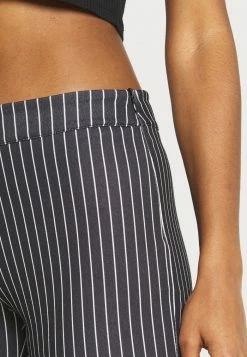 WAL G. PIN STRIPE SKINNY TROUSERS - Trousers - Black/white -WAL G. Sales Store 48a1f28100ec4e74b5b8b01fc8e644b2