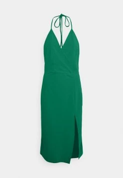 WAL G. DAVINA HALTER WRAP DRESS - Cocktail Dress / Party Dress - Leaf Green -WAL G. Sales Store 48edb9985ab641fe82cf6b0cafe5d16e