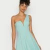 WAL G. GIGI ONE SHOULDER SKATER DRESS - Cocktail Dress / Party Dress - Mint