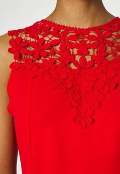 WAL G. ACCESSORIE NECK SKATER DRESS - Cocktail Dress / Party Dress - Red -WAL G. Sales Store 49480ab58f574e3e9c177cbc44c29503