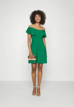 WAL G. STACEY SKATER DRESS - Cocktail Dress / Party Dress - Leaf Green