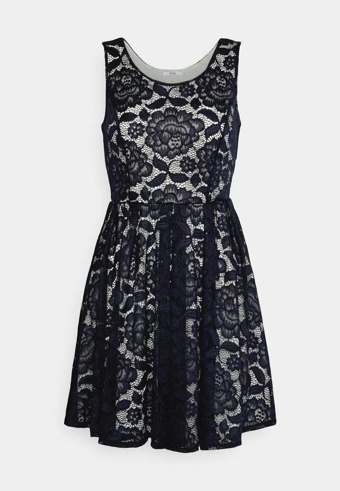 GINA SKATER DRESS - Cocktail dress / Party dress - navy/white WAL G. GINA SKATER DRESS - Cocktail Dress / Party Dress - Navy/white -WAL G. Sales Store 4aad70aab2ff4236af9bc31a42d39fb2