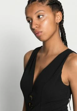 WAL G. TORTOISE BUTTON BODY - Top - Black -WAL G. Sales Store 4be3a6cb36564ab5b64cac860e1ebb7e