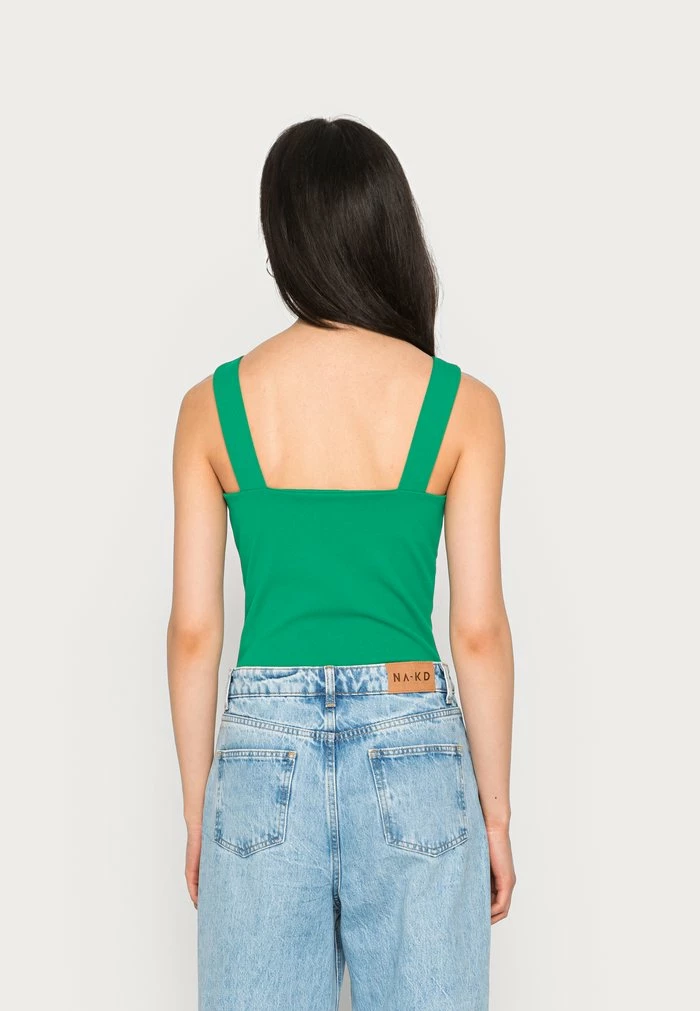 TORTOISE BUTTON BODY - Top - leaf green WAL G. TORTOISE BUTTON BODY - Top - Leaf Green -WAL G. Sales Store 4bef1ce4d19b4530846f67cb0b147124